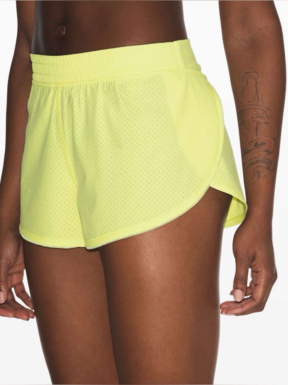 Lululemon Surefire Short High Rise Swift Shorts Florid Flash 12